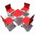 Outdoor Camping Table basse et chaises bon marché